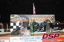 Final Points Night-Street Stock Twin 25 Features-WIMS Sprints 9-22